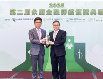 中國信託銀行落實三大主軸  二度名列永續金融評鑑銀行業前段班