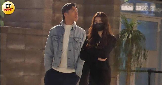 采子的新对象是高富帅的36岁Hank Chow，两人出双入对感情极好。（图／本刊摄影组）