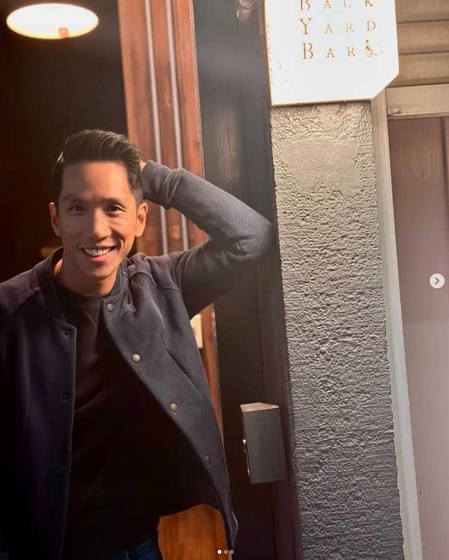 采子新男友Hank放弃百万年薪，从美国返台创业。（图／翻摄自Hank Chow IG）