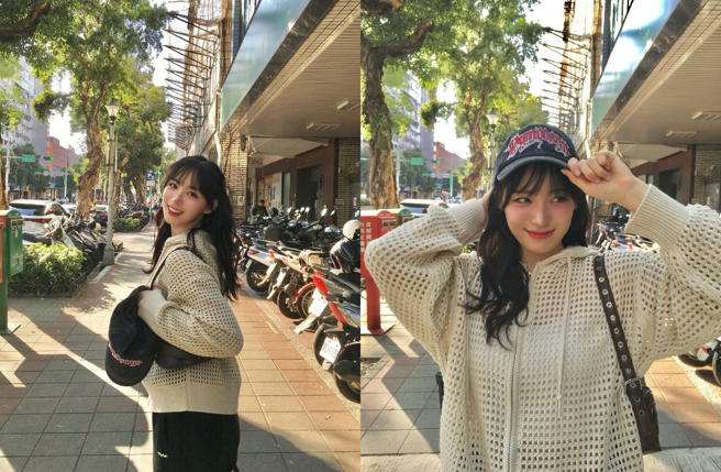 河智媛正式抵达台湾，现踪台北街头掀暴动。（图／IG@hajiwon.22）