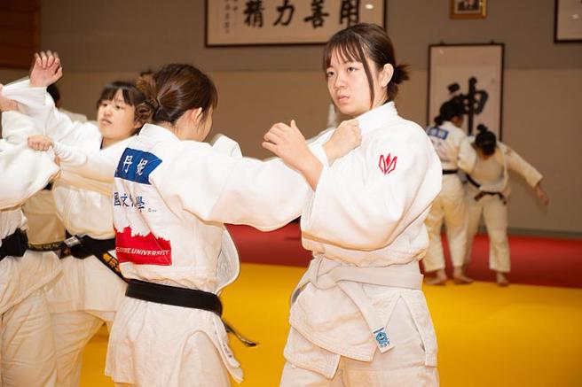 中國文化大學與平成國際大學砌磋及練習。(照片/中國文化大學提供)