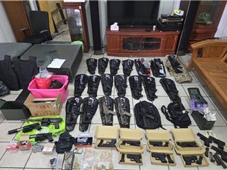 竹縣破獲黑幫大型軍火庫   搜出36長短槍械、300發子彈