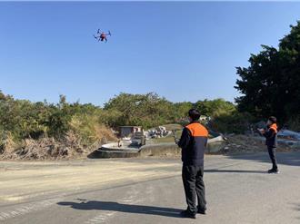 清明防火 彰化消防出動無人機蒐證 違法最高罰10萬