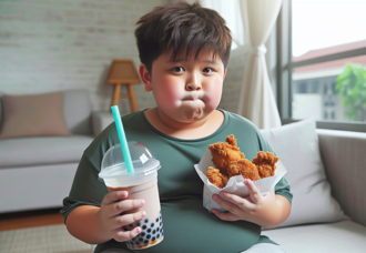 内臟超音波一照白亮亮 10岁男童罹脂肪肝