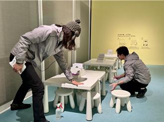 桃園兒童美術館加強清潔消毒 嚴防諾羅病毒守護兒童健康 