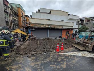 樹林汙水道施工「男工人遭活埋亡」 市府勒令停工