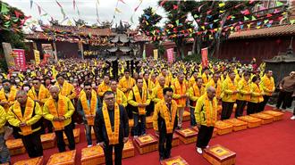 金門媽祖進香團參拜泉州天后宮   850人踩街熱鬧非凡