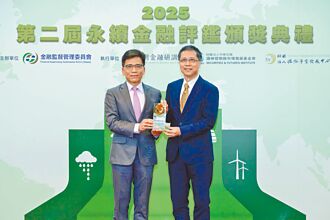 永續金融評鑑 富邦證獲前25％肯定