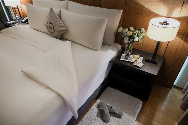 慕轩饭店「双人漫享」住房专案每晚6140元起，入住抽钻石平日再享房型升等。（慕轩饭店提供／吴娮翎台北传真）