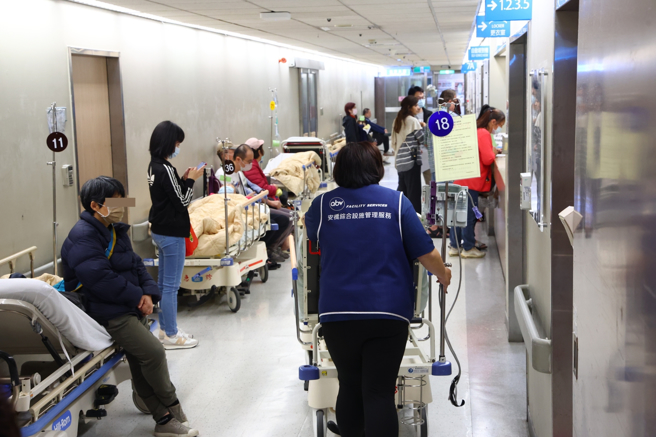 急诊拥塞问题逐渐纾解，等住院人数降低，卫福部次长吁就近就医。（示意图／本报资料照）