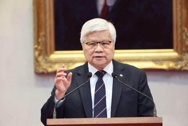 赖清德总统、台积电董事长魏哲家（如图）6日下午5时在总统府召开记者会。（杜宜谙摄）