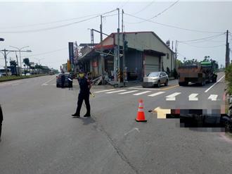 砂石車右轉被捲入車底 屏東女騎士慘死輪下