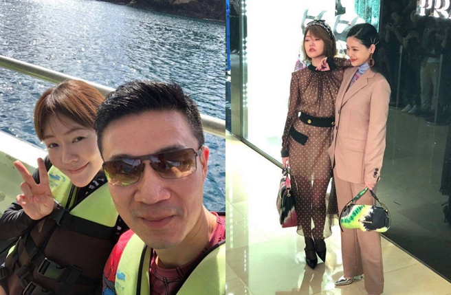 先前小S和许雅钧出钱出力包机护送大S骨灰回台。（图／翻摄自 elephantdee IG）