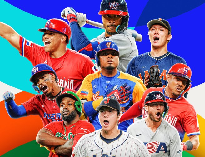 世界棒球经典赛官方海报没有中华队球员，引起网友讨论。（图／翻摄自World Baseball Classic X）