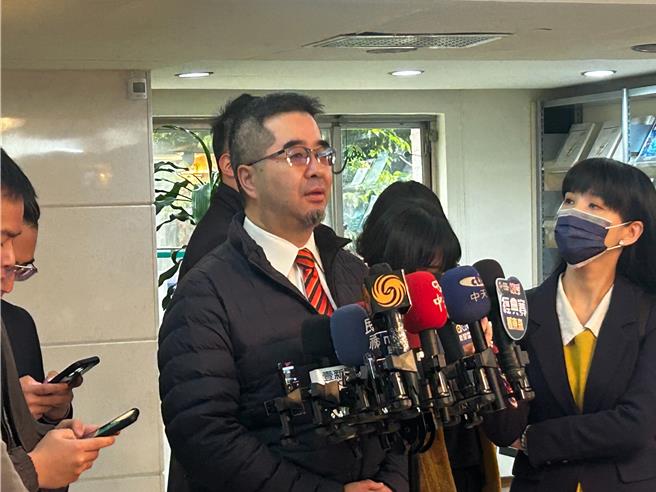 马英九基金会执行长萧旭岑。（陈薏云摄）