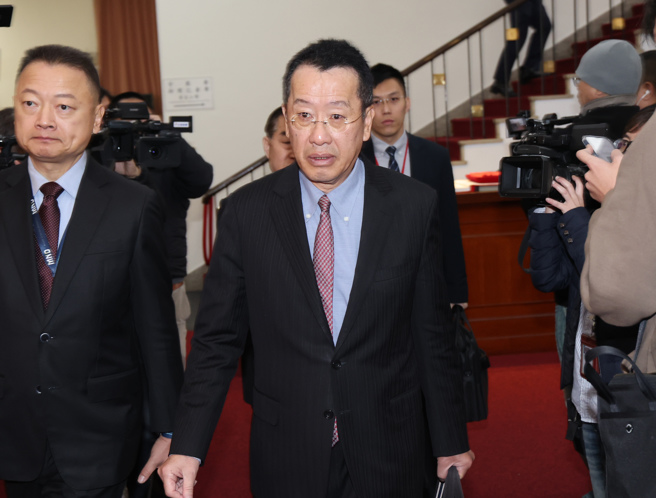 國防部長顧立雄7日赴立法院備詢。（姚志平攝）