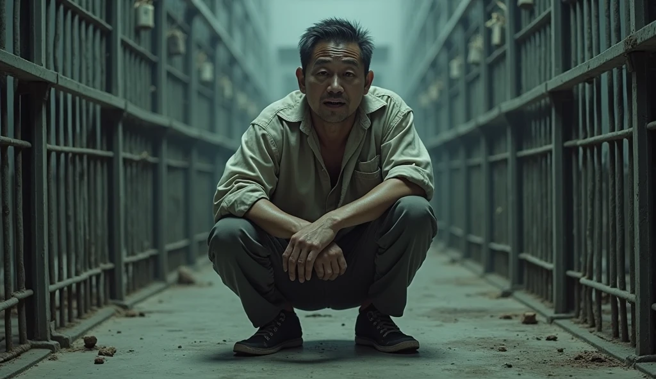 台湾一名男子结婚后被关，妻子因此向法院提起离婚诉讼。（示意图、与本案无关／AI生成）
