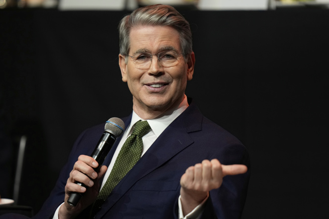 美國財政部長貝森特。（資料照／美聯社）