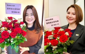 韓國瑜又出手！ 婦女節暖送女立委「1盆玫瑰花」