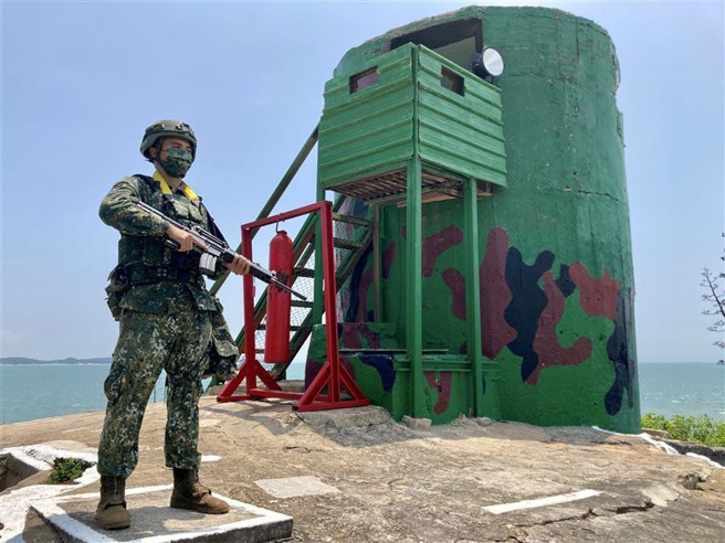 图为金门烈屿守备大队卫哨。（示意图／青年日报）