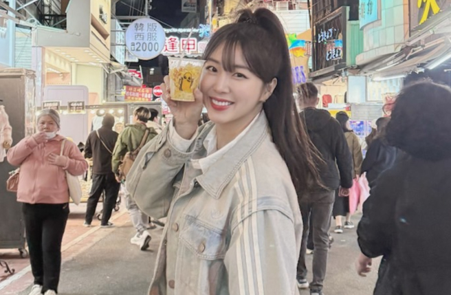 台钢啦啦队韩籍女神安芝儇。（图／2S Sportainment提供）