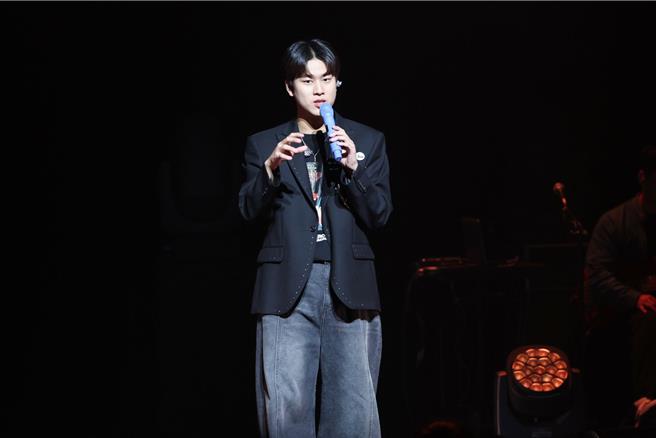 韓國創作歌手李茂珍8日首度來台舉行演唱會。（杜宜諳攝）