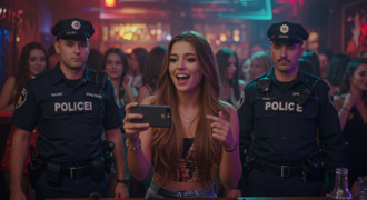 報復男友！酒吧內分享「車震自拍片」 18歲美女遭警上銬逮捕