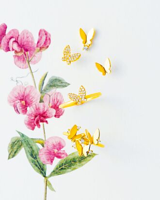 AHKAH珠寶迎春 蝴蝶翩翩飛舞