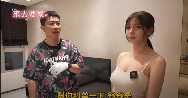 张立东在YT其中一集访问网红舒舒累积91万点阅次数。（图／翻摄自东东隆咚锵YT）