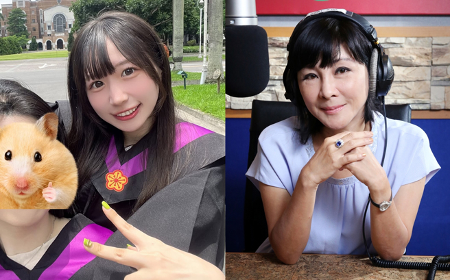 吴淡如听闻台大法律系毕业的美女Kana-Kana想当偶像发表意见。（图／翻摄自kanakana_primulav IG；中时资料照）