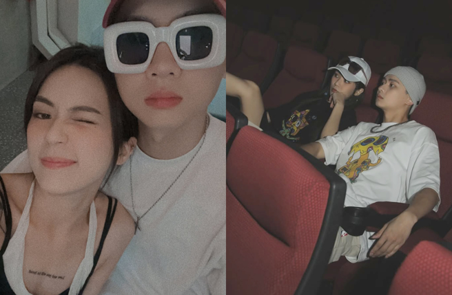 金阳交往4年求婚成功。（图／IG@9__bibi）