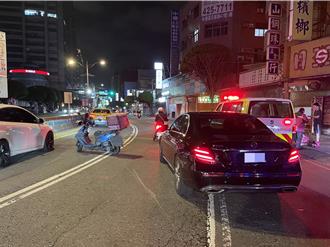 一日兩起！中壢環北路熊貓外送員車禍遭擊落
