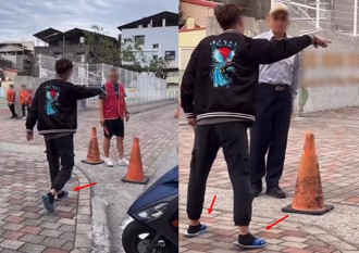 彰化四輪大爺國小門口迴轉 不滿被糾正下車嗆聲