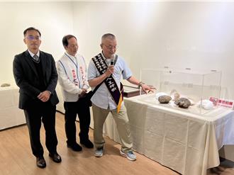 退休師靠興趣走出憂鬱 變身「化石達人」辦特展分享生命故事