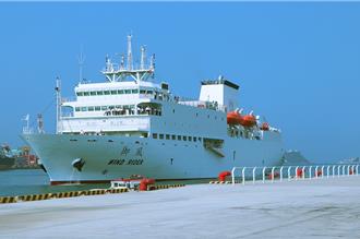 全新實習船「御風輪」載高科大生首航回國 13日6校師生接棒啟航