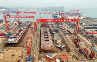 美造船業落後中國200倍 專家：與日韓合作僅略改善落後窘態