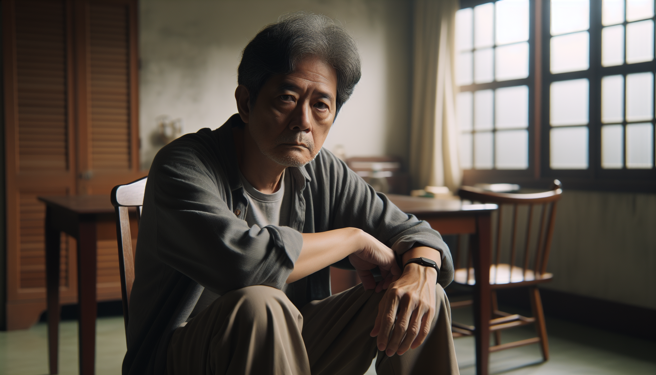 年幼目睹砍杀母亲，她还被性骚！怒求不养身障父准了。（示意图、与本案无关／AI生成）