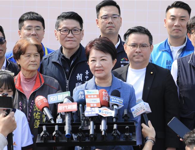 台中市长卢秀燕对台中市再传酒驾致死案，做出回应。（冯惠宜摄）