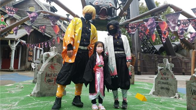 六福村推 「动漫祭」限定优惠，动漫迷变装想门票特价。（六福村提供／吴娮翎台北传真）