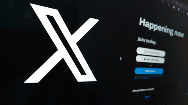 X（推特），今天下午出现大当机。（图：shutterstock／达志）