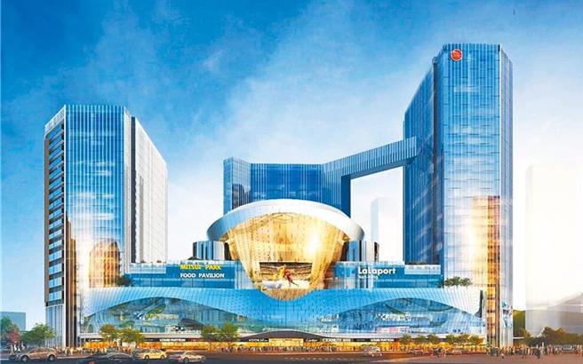 南港LaLaport预计3月20日正式开幕营运。（三井提供／朱世凯台北传真）