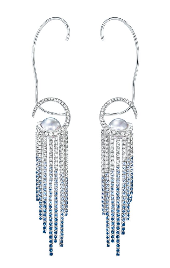 TASAKI Atelier高级珠宝Aurora耳环，416万元。（TASAKI提供）