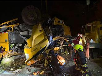 南投垃圾車撞破護欄墜橋 駕駛「爛醉如泥」酒測值超標遭送辦