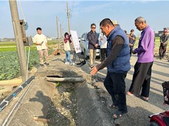 雲林14條農水路獲5000萬改善 年底前完工提升灌溉效能
