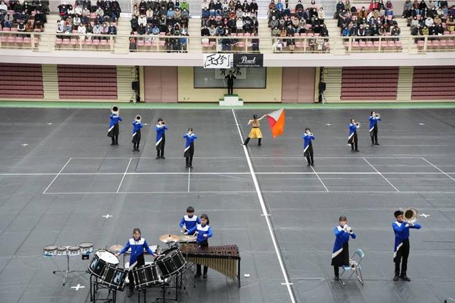 日本茨城縣水戶市行進樂隊Bluestonenn多次獲得金賞獎，受邀到屏東潮州進行台日音樂交流。（Bluestone提供／羅琦文屏東傳真）