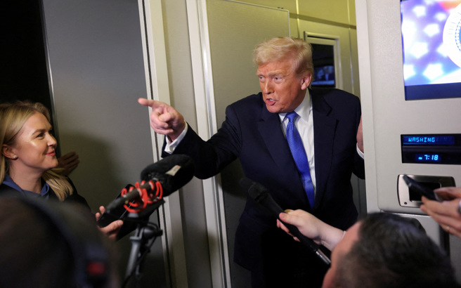 美国总统川普11日宣布，12日起要对加拿大钢铝产品关税加倍至50%。（资料照／路透）