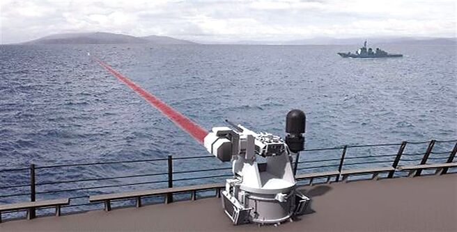 雷射武器經過50多年的研發，已逐漸成熟。（摘自美國海軍）