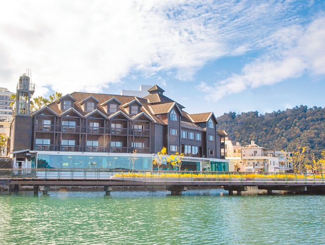 力丽俪山林会馆日月潭馆与北投水美温泉会馆，双品牌携手共推「双城记」联卖专案，抢攻春游新商机。（力丽观光提供）