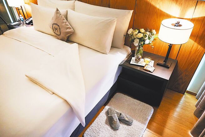 慕轩饭店「双人漫享」住房专案每晚6140元起，入住抽钻炼，平日再享房型升等。（慕轩饭店提供）