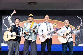 蘇打綠阿福挺「桃園鐵玫瑰熱音賞」四分衛阿山喊話：上台臉皮要厚